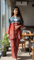 Miraal By Nairah Stitched 2 Piece Premium Blended Cambric Collection'2025-Florence