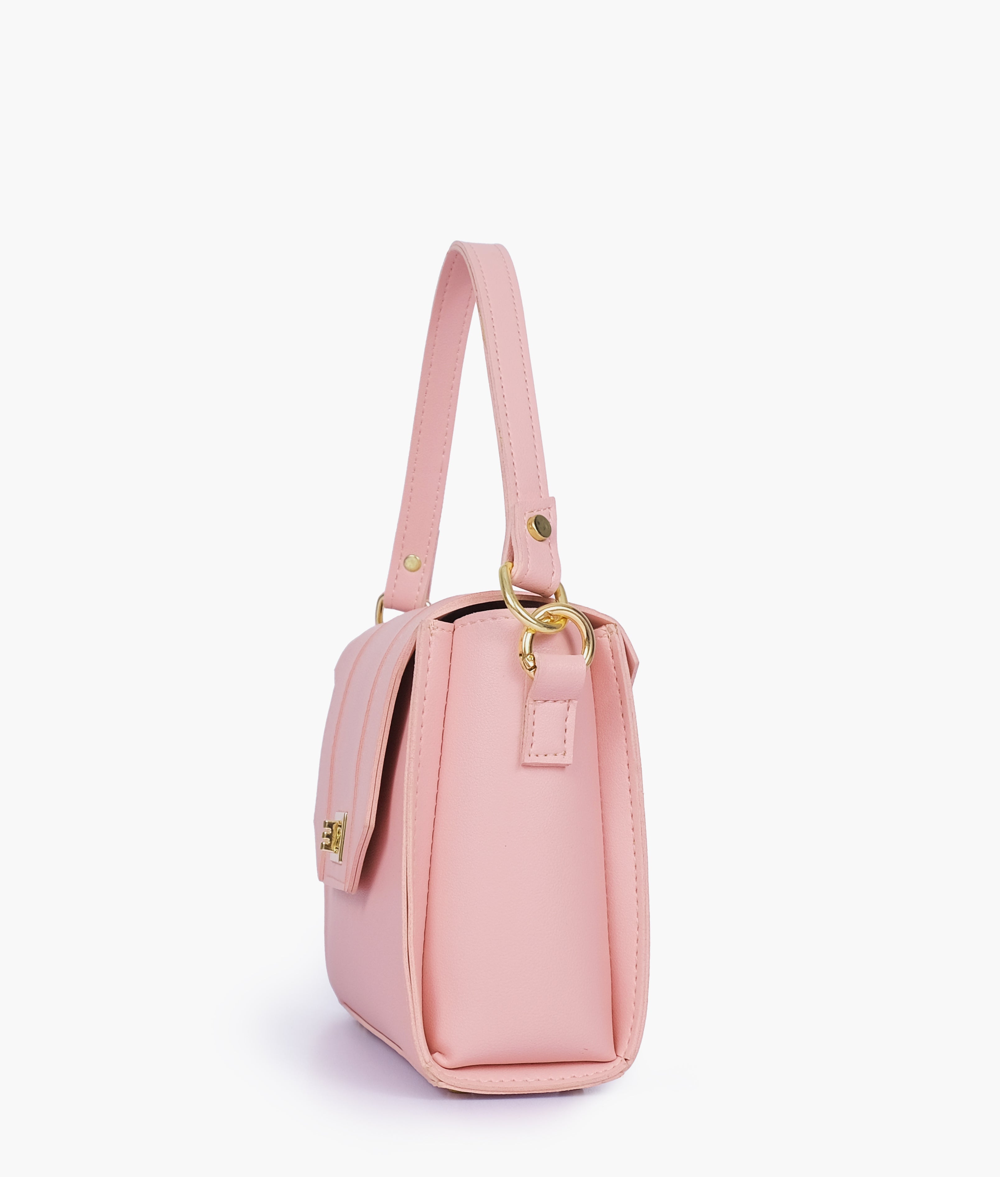 RTW Creation - Pink compact top-handle cross-body bag