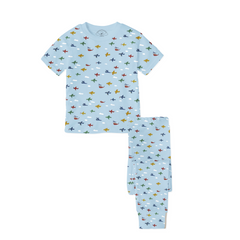 12 AM By Khawar Latif Airplane print  Kids Pyjamas