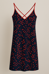 12 AM By Khawar Latif Polka Dot Pattern  Nightgown