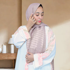 Bustangi Pastel Chiffon Abaya