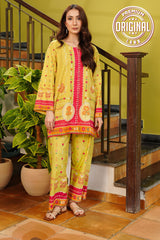 Waniya Stitched 2 Piece Summer Co Ords Lawn Collection'2025-Lime Radiance