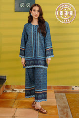 Waniya Stitched 2 Piece Summer Co Ords Lawn Collection'2025-Midnight Palm