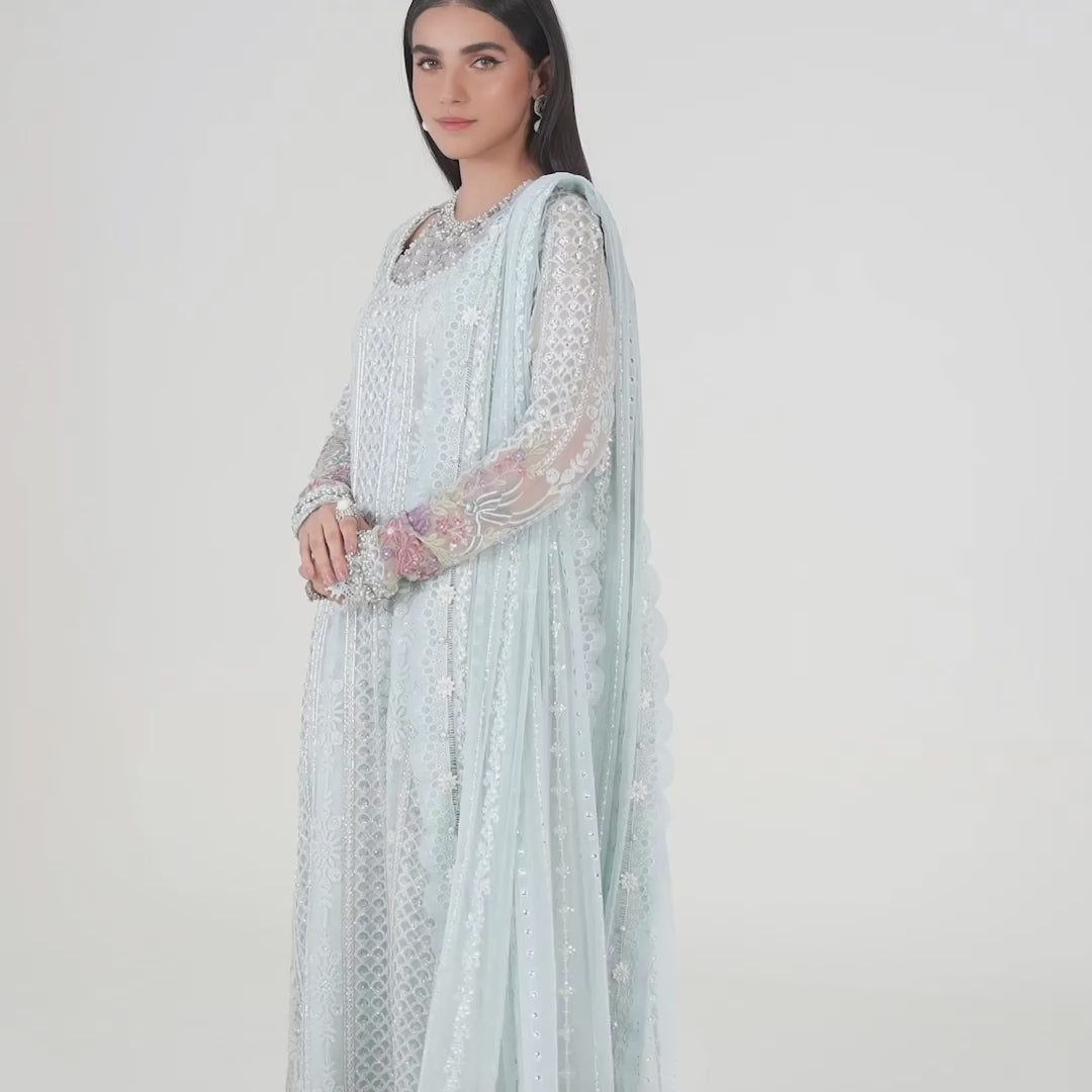 Maria B Unstitched 3 Piece Luxury Chiffon Collection'2024-MPC-03