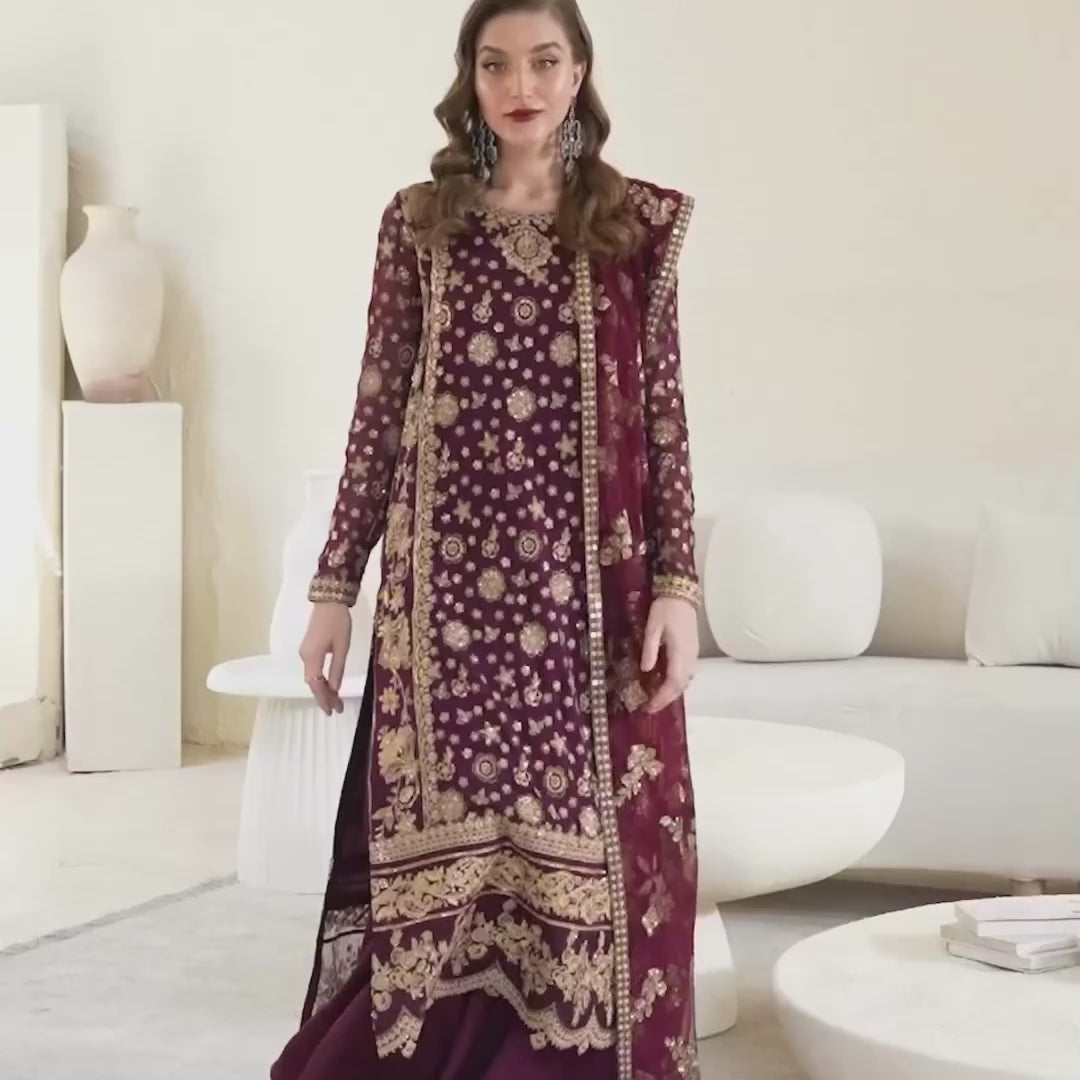 Chinon by Iznik Unstitched 3 Piece Luxury Chiffon Vol-02 Collection'2024-CC-42