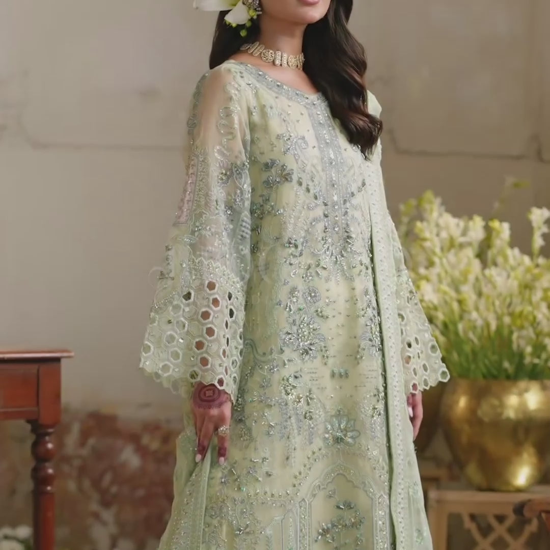 Jhoomro By Nureh Unstitched 3 Piece Luxury Formals Wedding Collection'2024-NL-67