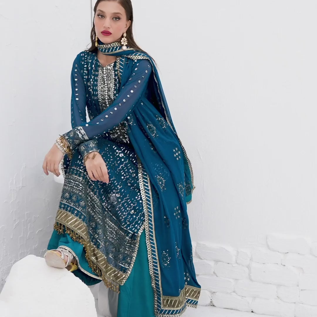 Savoir By Sahane Unstitched 3 Piece Luxury Formals Collection'2024-D-04-Ashen