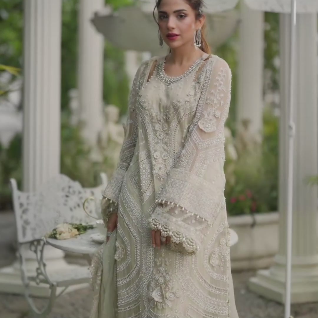 Maria B Unstitched 3 Piece Luxury Chiffon Collection'2024-MPC-04