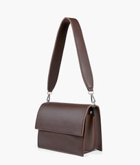 RTW Creation - Dark brown mini cross-body bag