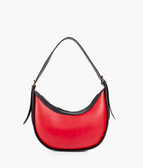 RTW Creation - Red with black hobo bag