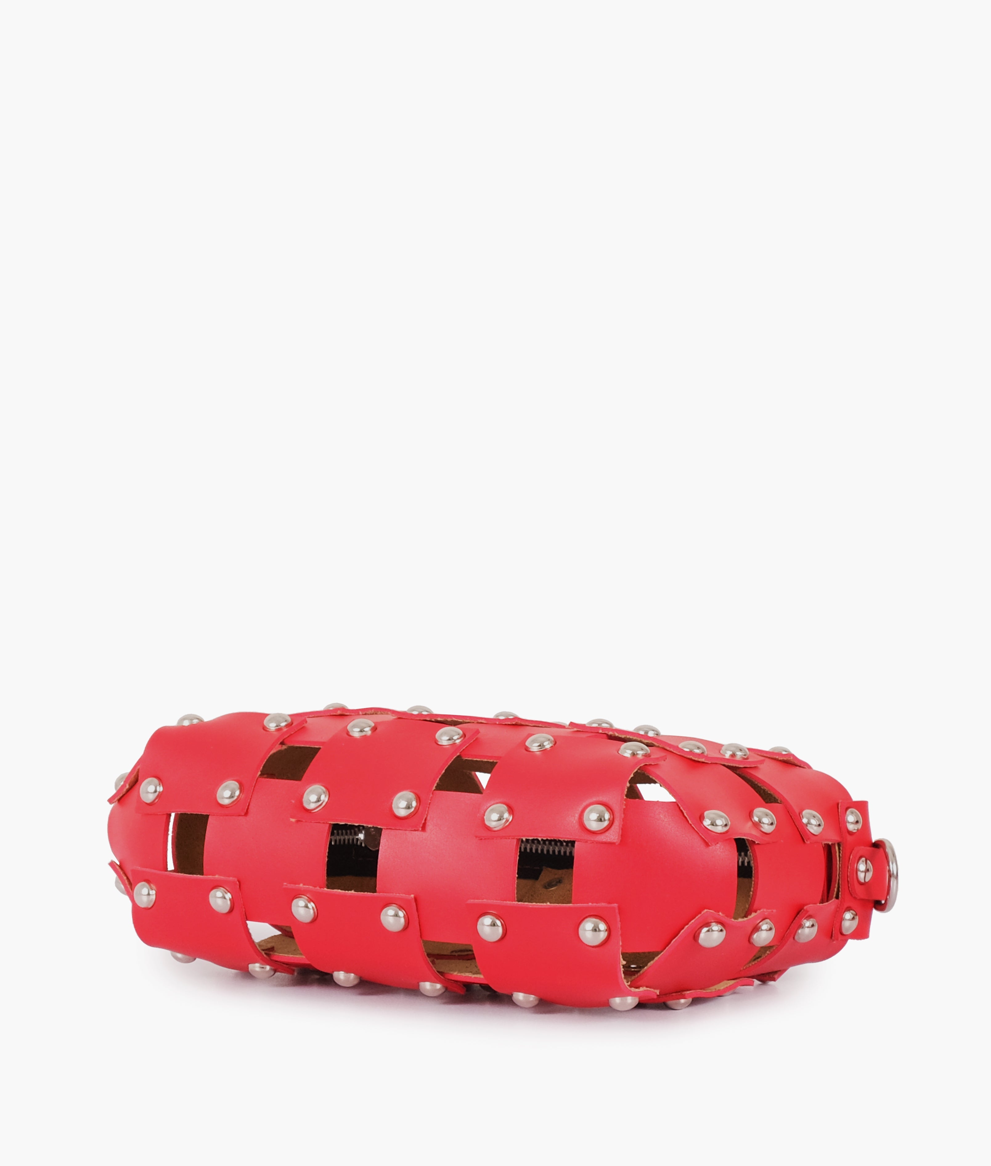 RTW Creation - Red rivet cross-body bag