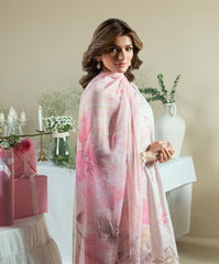 Luxe Edit By Kaanthaa Unstitched 3 Piece Summer Suit-KUNEP-3P-005 MAUVE-LAWN UNSTITCHED 3PC