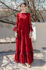 Aashna By Mannat Clothing Stitched Collection-Emily-Red