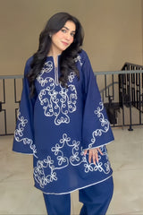 Allechant By Manahils Stitched Suit-Looms Lawn