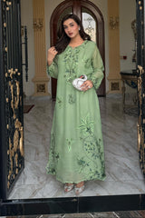 Allechant By Manahils Stitched Suit-Pistachio Dew
