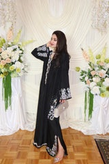 Allechant By Manahils Stitched Suit-Luna Bloom kaftan