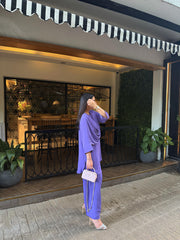 Allechant By Manahils Stitched Suit-Peri purple drape