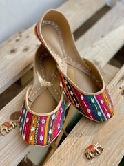 TJK Designs Khussa Collection'2025-Rung Ja