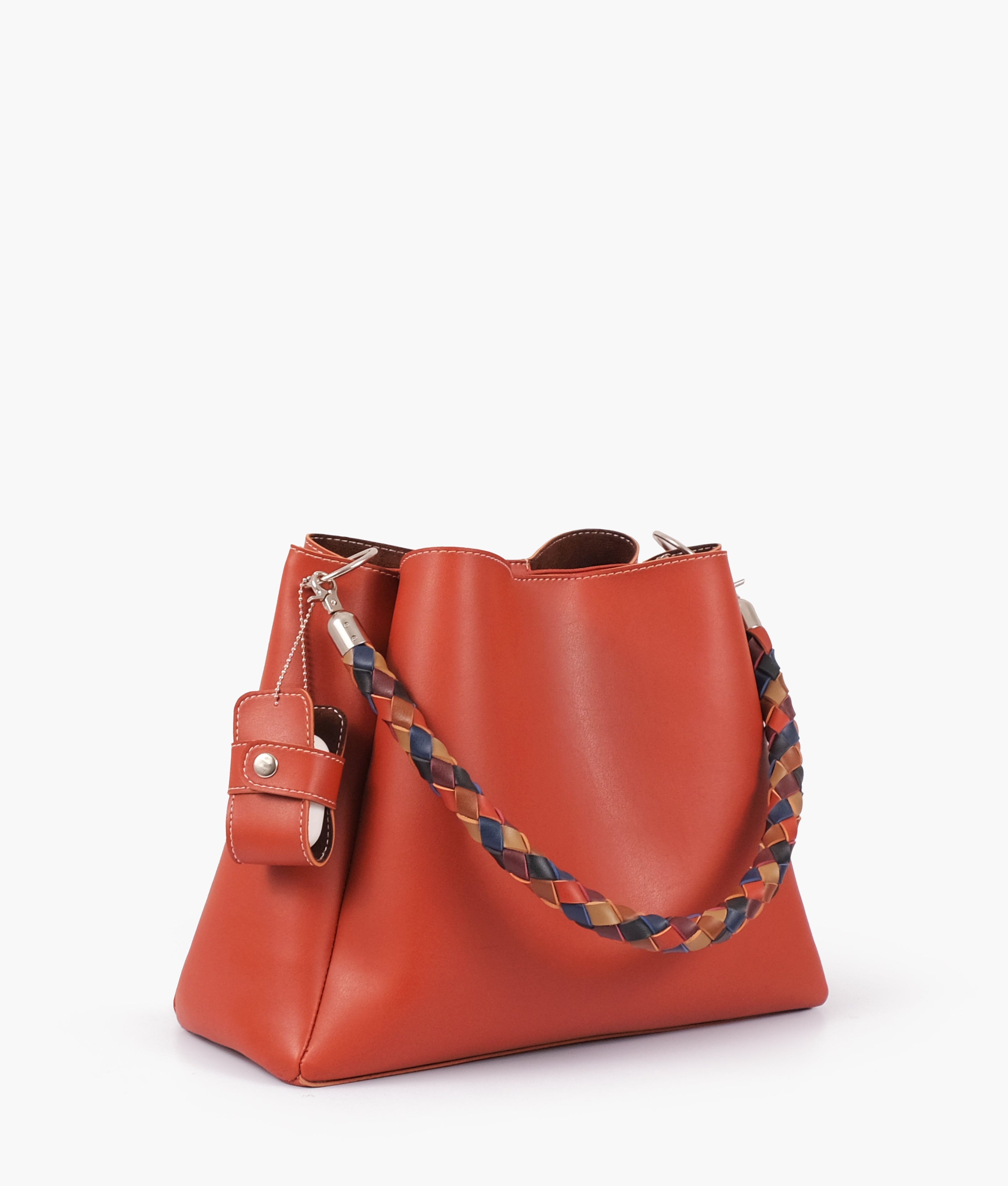 RTW Creation - Rust handbag with braided handle