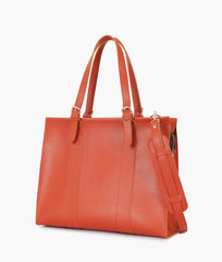 RTW Creation - Rust laptop bag with sleeve