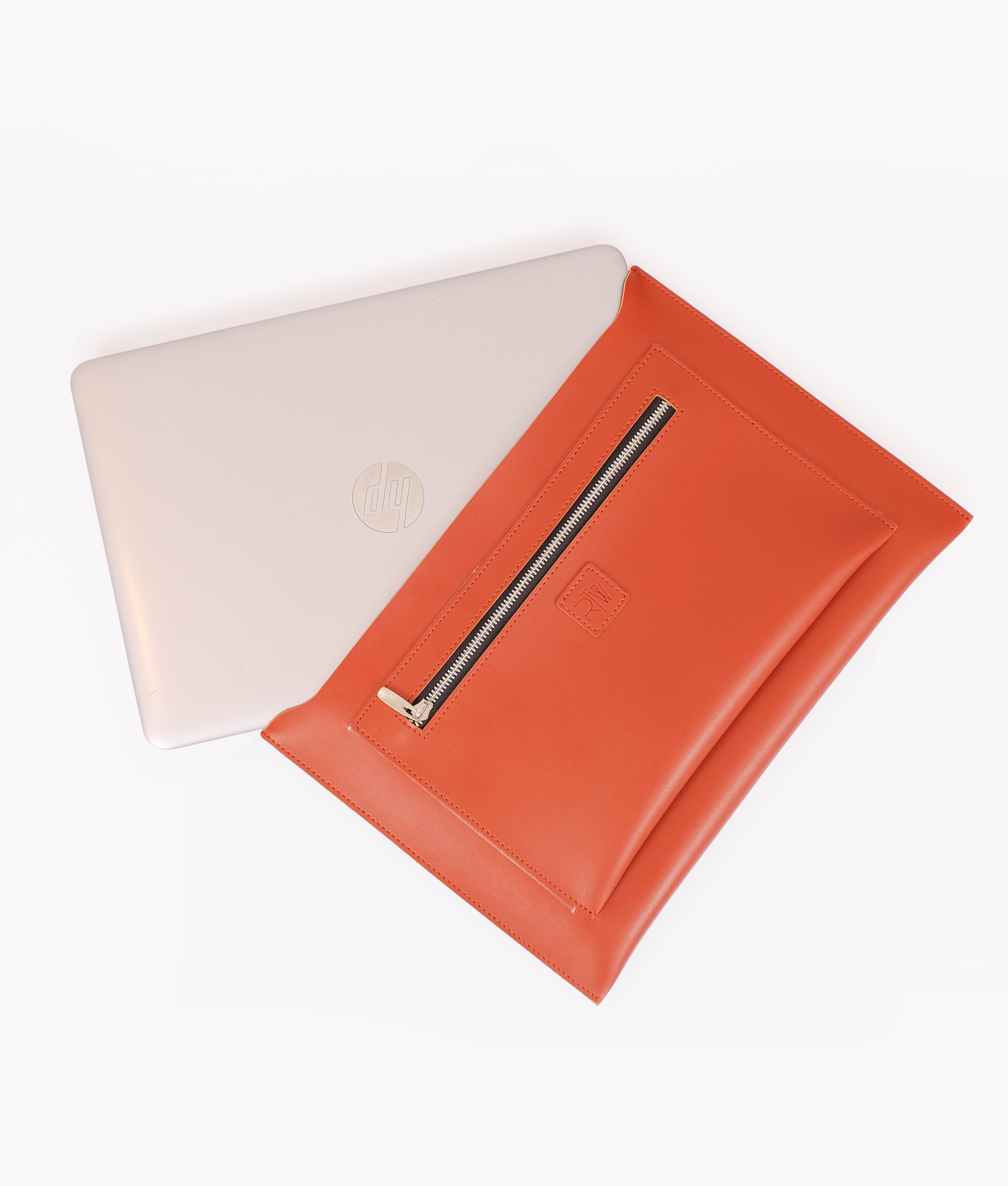 RTW Creation - Rust laptop bag with sleeve