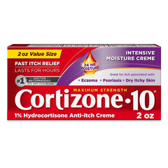 Cortizone-10 1% Hydrocortisone Anti-Itch Cream (56G) Net Wt 2 Oz