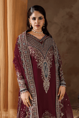 Shehnai By Ramsha Unstitched 3 Piece Luxury Raw Silk Vol-02 Suit-SS-206