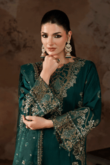 Shehnai By Ramsha Unstitched 3 Piece Luxury Raw Silk Vol-02 Suit-SS-201