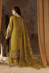 Shehnai By Ramsha Unstitched 3 Piece Luxury Raw Silk Vol-02 Suit-SS-204