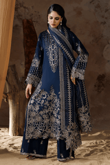 Shehnai By Ramsha Unstitched 3 Piece Luxury Raw Silk Vol-02 Suit-SS-205