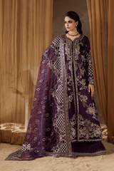 Shehnai By Ramsha Unstitched 3 Piece Luxury Raw Silk Vol-02 Suit-SS-208