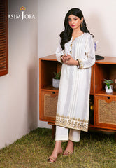 Asim Jofa Outfit Of The Day Ajod-16 Embroidered Lurex Khantha Striper 2 Pcs