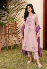 Asim Jofa Outfit Of The Day Ajod-29 Embroidered Cambric 3 Pcs