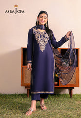 Asim Jofa Outfit Of The Day Ajod-33 Embroidered Cambric 3 Pcs