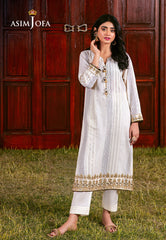 Asim Jofa Outfit Of The Day Ajod-16 Embroidered Lurex Khantha Striper 2 Pcs