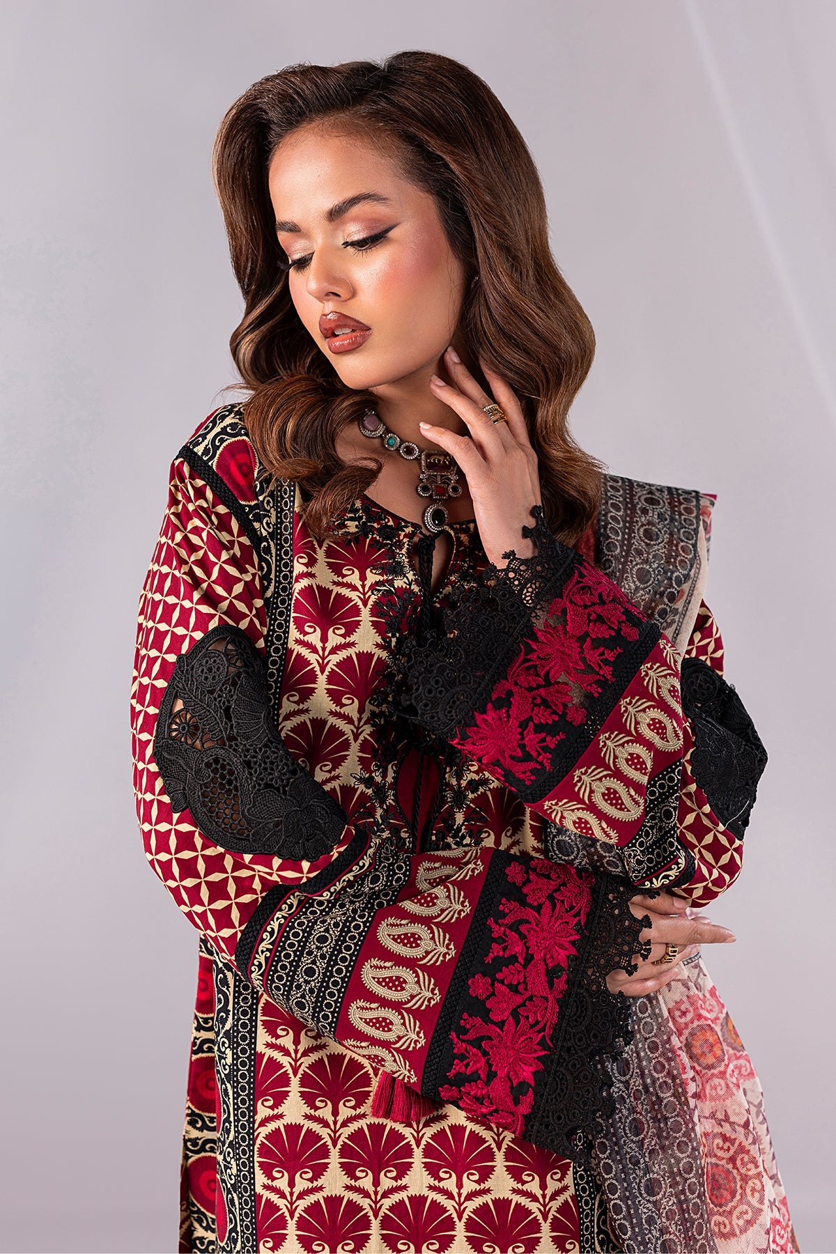 Noor By Imrozia Serene Stitched 3 Piece Summer Collection'2025-SP-60 MEHRUNISSA