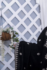 Silcot Zeenat – velvet shawl