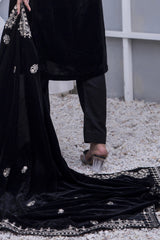 Silcot Zeenat – velvet shawl