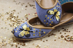 TJK Designs Khussa Collection'2025-Sugar Plum