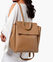 RTW Creation - Tan mini backpack