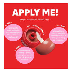 Trouble Maker Little Pudding Blurring Lip + Cheek Mousse Kimmi Coral Pink