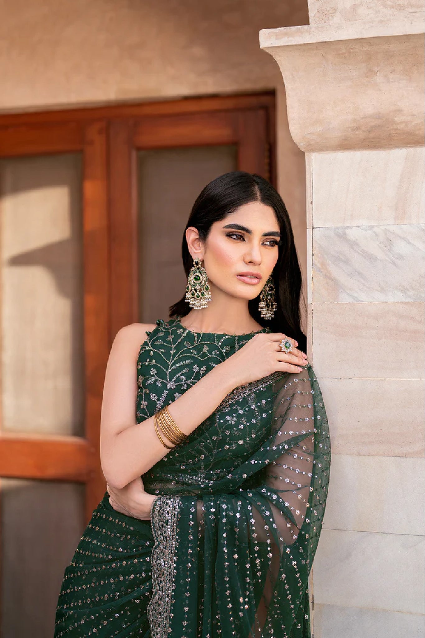 Sahiba By Zarif Unstitched 3 Piece Formals Collection'2025-SBA-05-KERAN