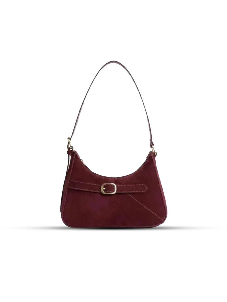 Barcelona Maroon women's shoulder bag in maroon by Bag X