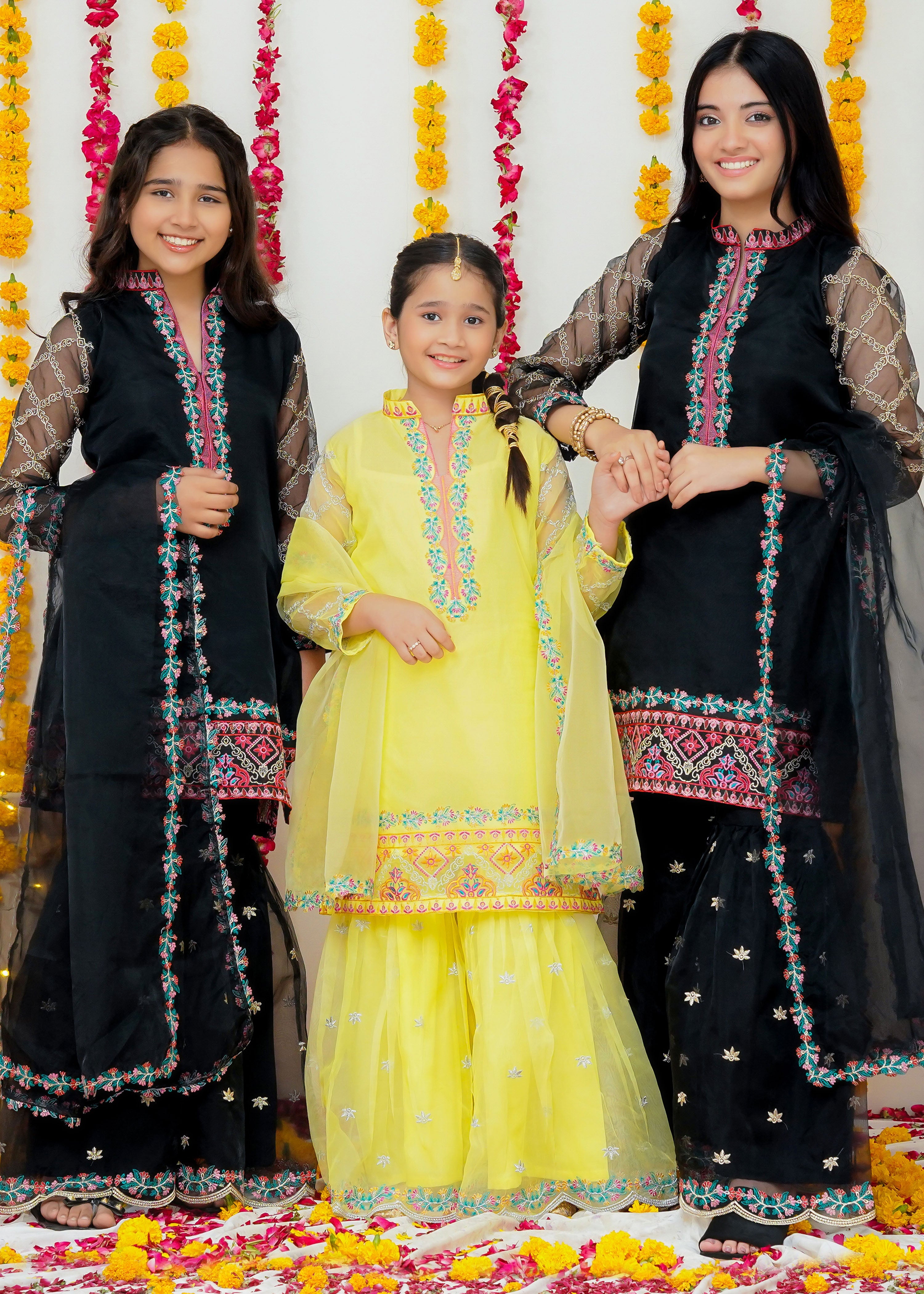 Modest Stitched 3 Piece Kids Formals Collection'2024-Dastaan