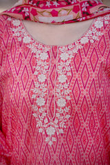 Waniya Stitched 3 Piece Digital Printed & Emb Lawn Collection'2025-EMILIA