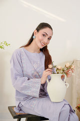 Waniya Stitched 2 Piece Lawn Collection'2025-LEENA