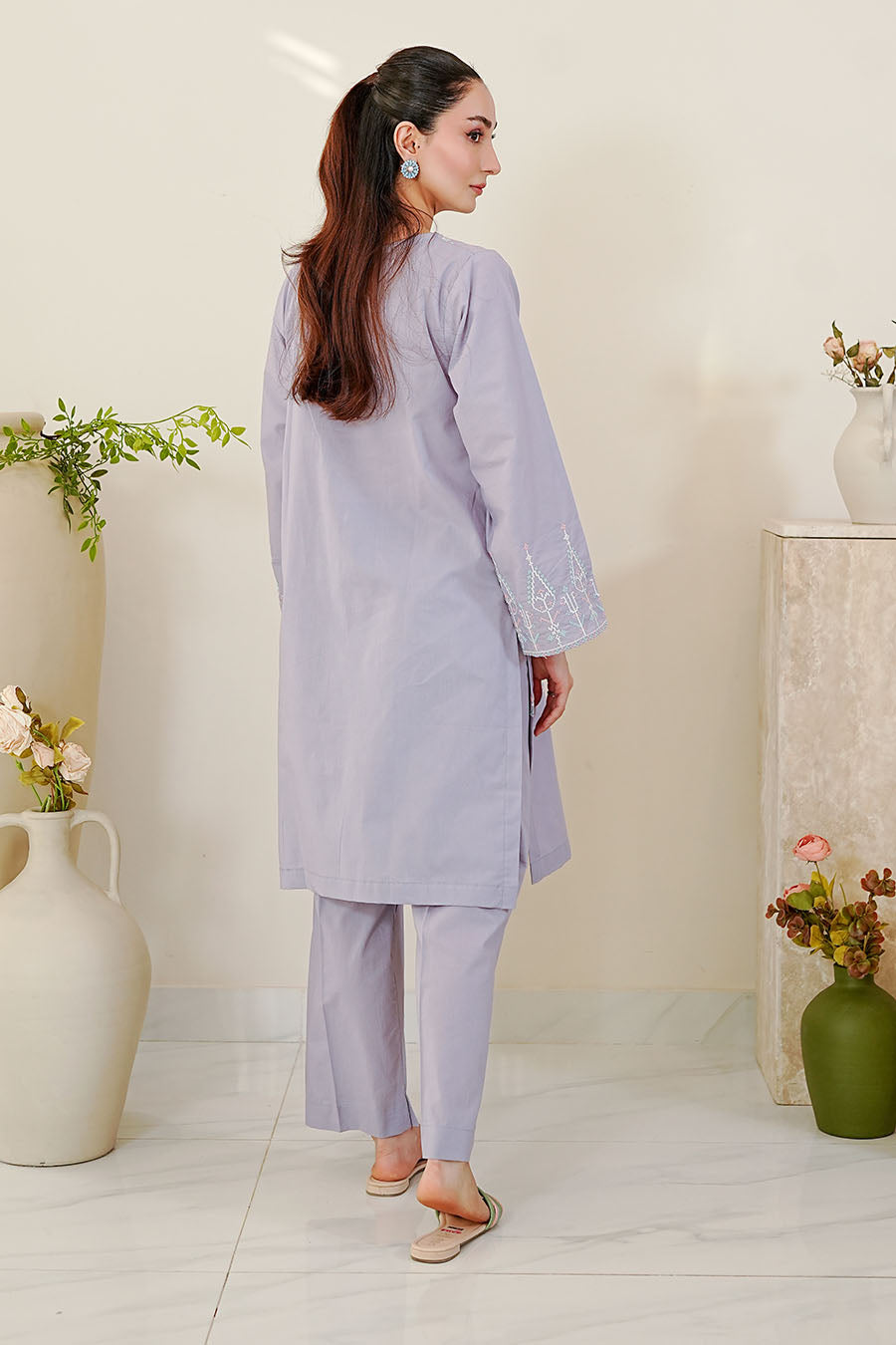 Waniya Stitched 2 Piece Lawn Collection'2025-LEENA