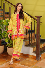Waniya Stitched 2 Piece Summer Co Ords Lawn Collection'2025-Lime Radiance