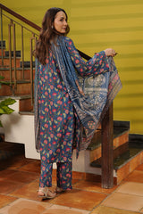 Waniya Stitched 3 Piece Summer Lawn Collection'2025-Wildflower Ink