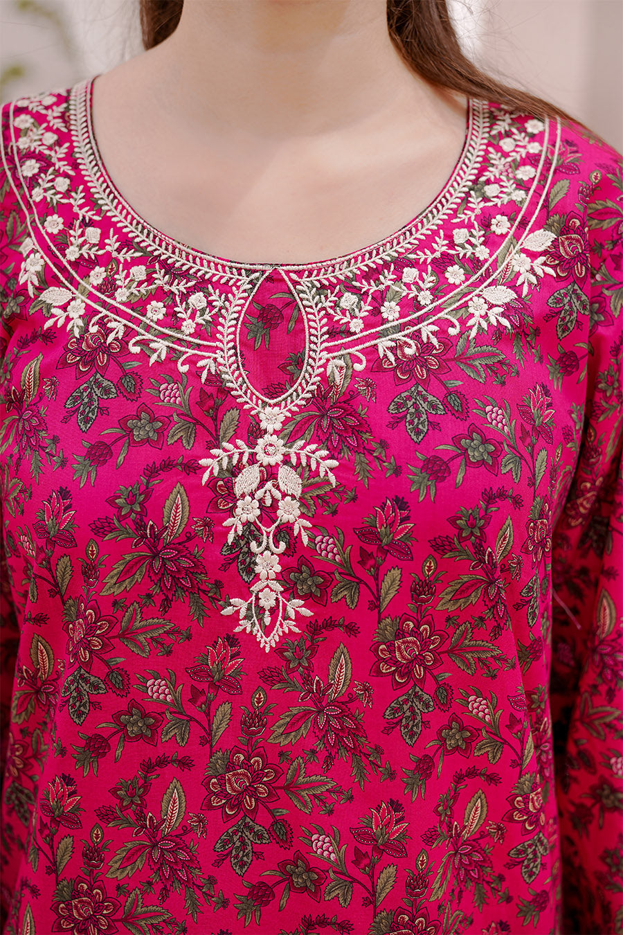 Waniya Stitched 3 Piece Embroidery Lawn Summer Collection'2025-Noorey